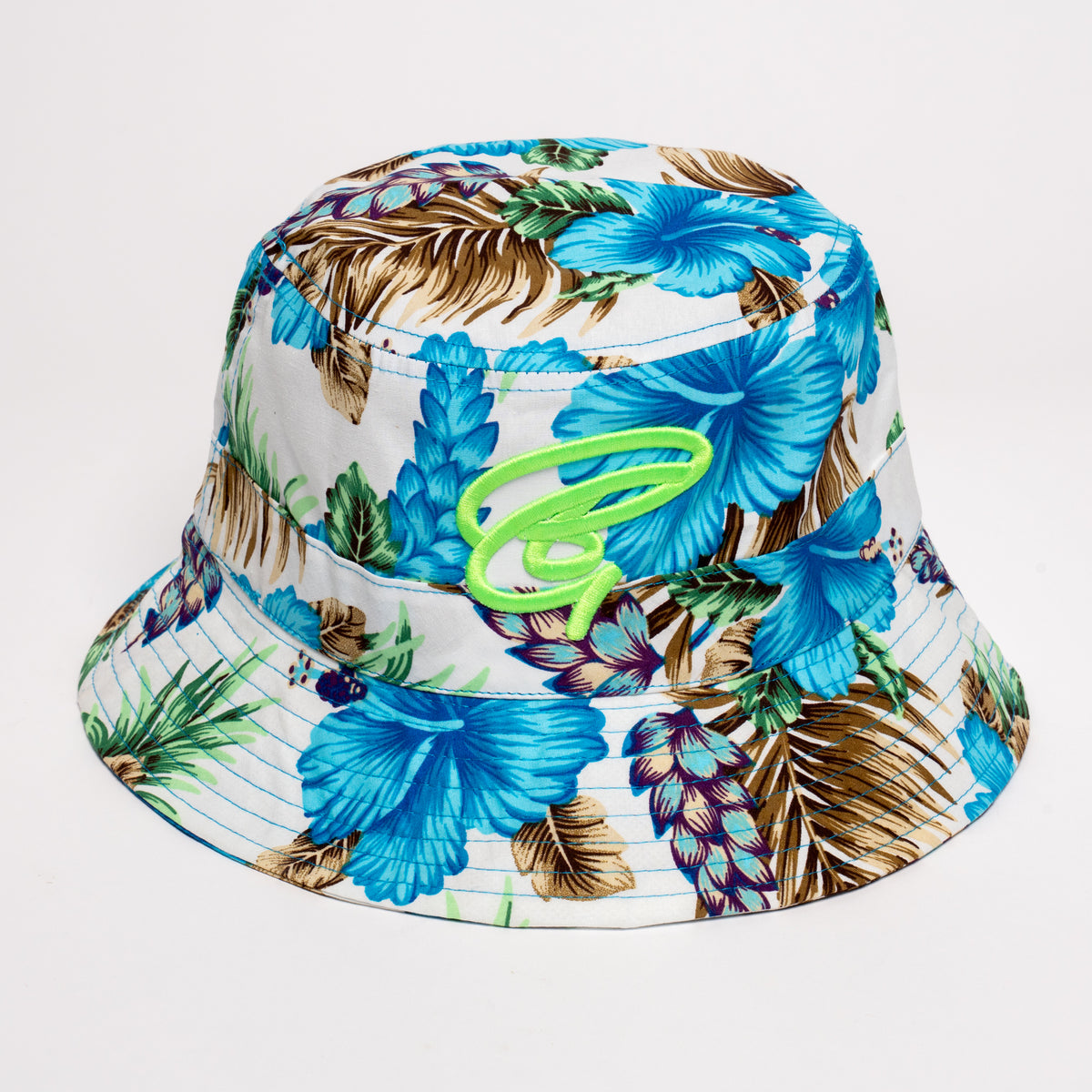 Blue Floral Bucket Hat – Lightweight & Packable – BGear Apparel