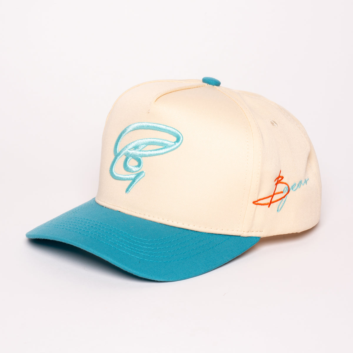 Two-Tone Cap - Cream & Blue – BGear Apparel