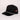 Solid Black Rope Baseball Cap