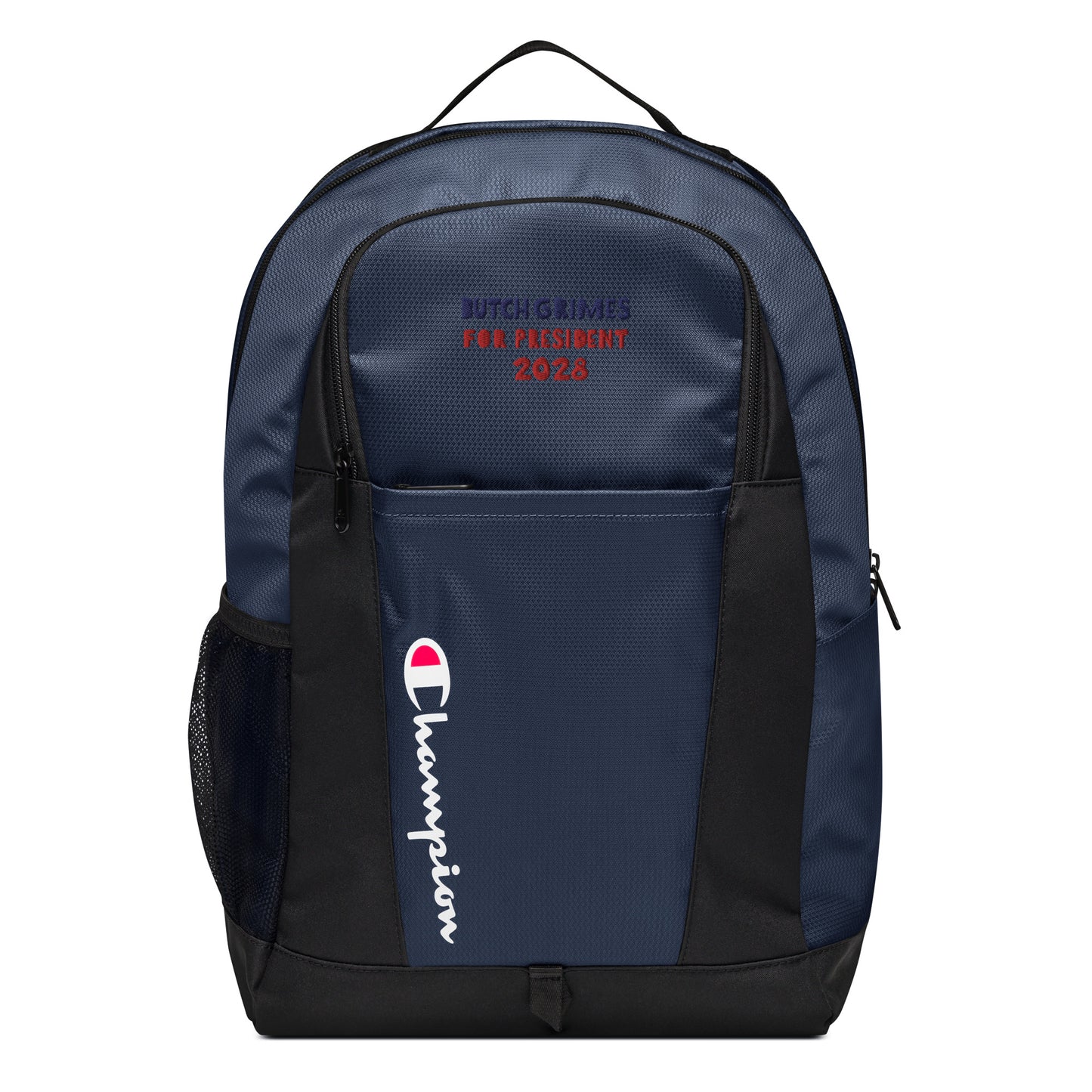 BUTCH GRIMES for the President 2028 printed logo Champion backpack