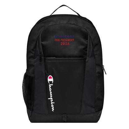 BUTCH GRIMES for the President 2028 printed logo Champion backpack