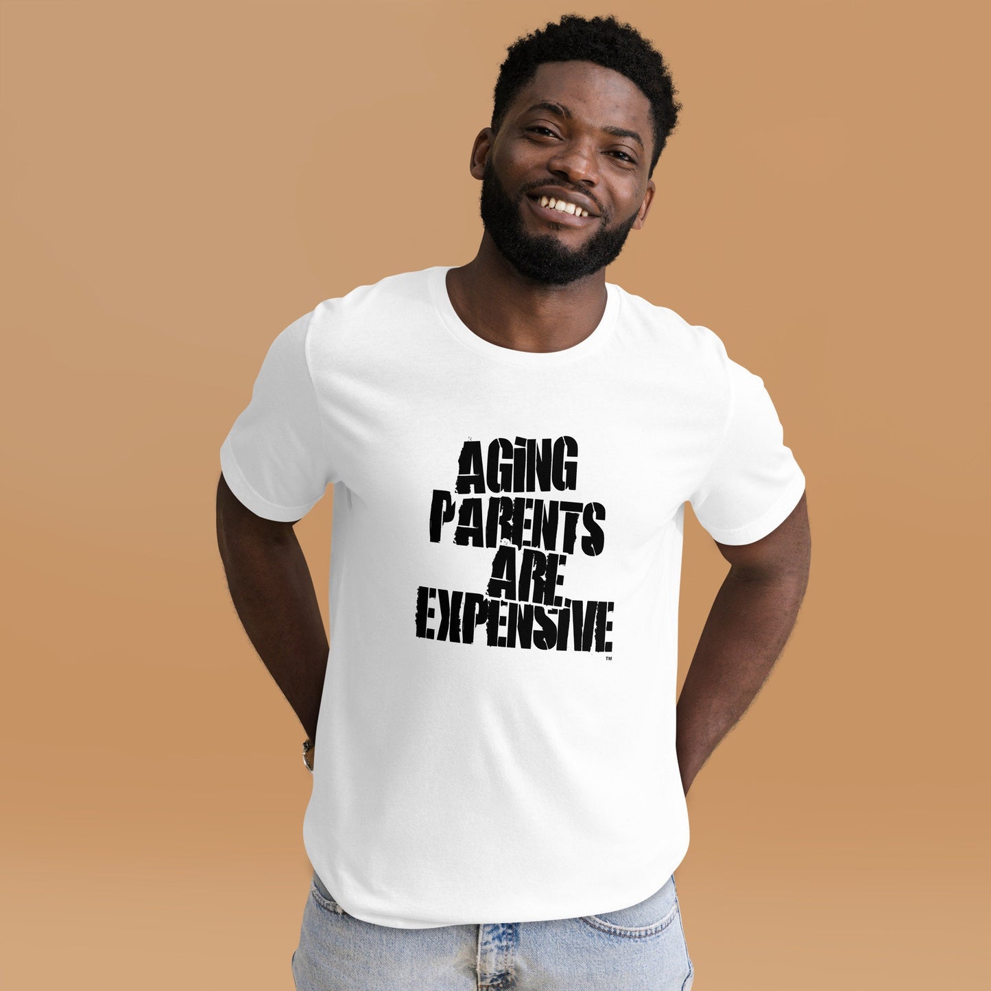 Aging Parents are Expensive Print Funny T Shirt for Men and Women - 100% Cotton Unisex T Shirt Gifts for Boys and Her Teenager Humorous Tee