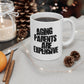 Aging Parents Are Expensive Print logo White Mug right