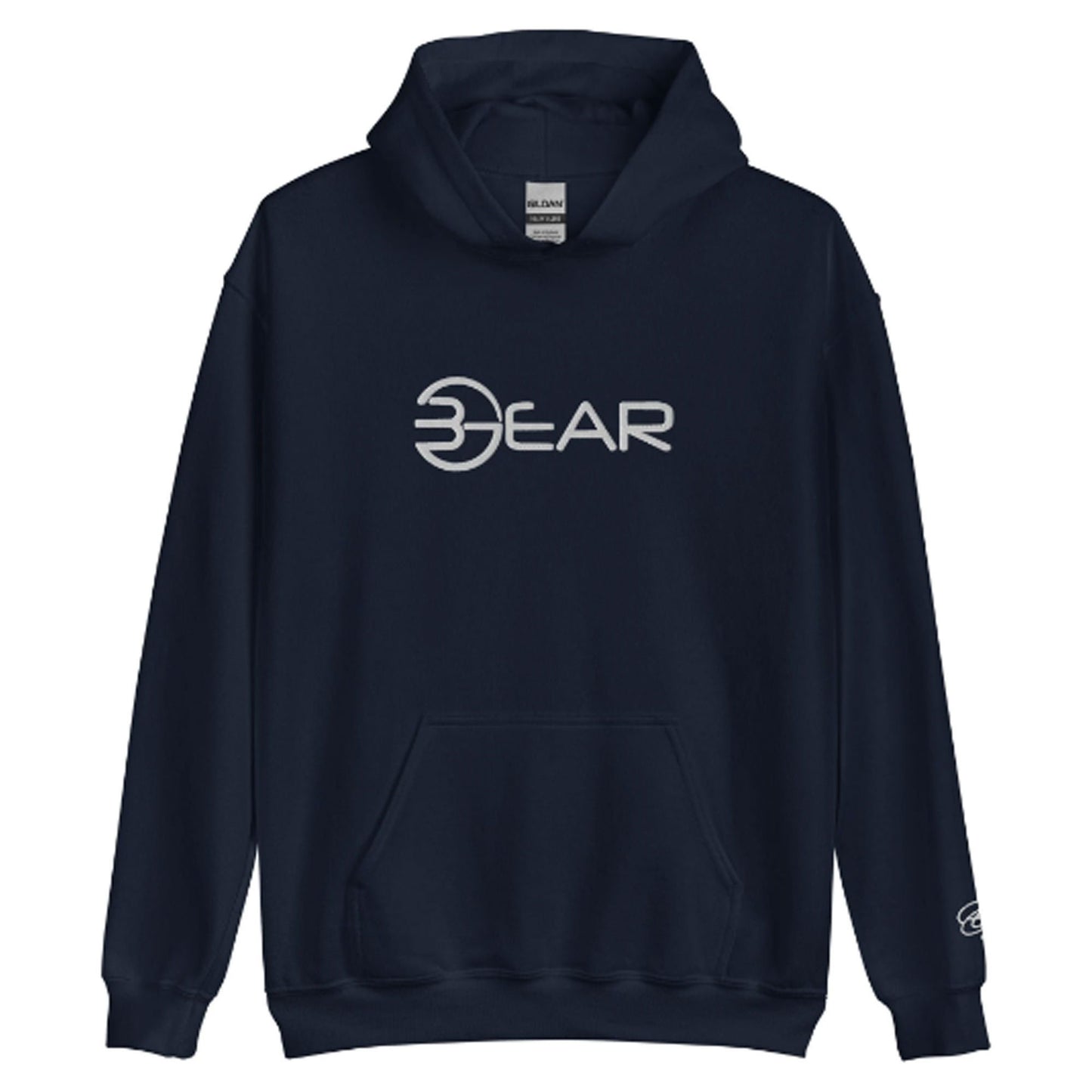 Embroidered BGear Design Heavy Blend Hooded Sweatshirt for Mens and Womens - Custom Cotton Unisex Crew Neck Sweatshirt Gifts for Him and Her