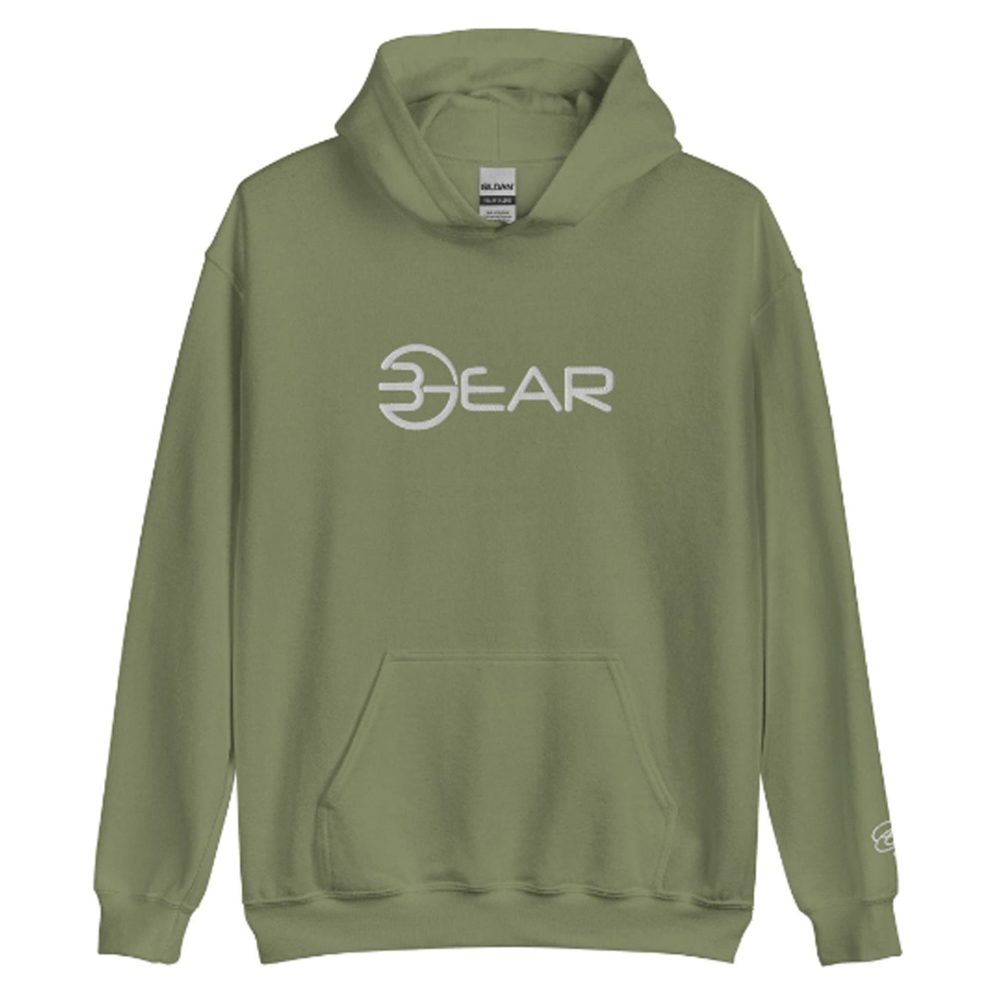 Embroidered BGear Design Heavy Blend Hooded Sweatshirt for Mens and Womens - Custom Cotton Unisex Crew Neck Sweatshirt Gifts for Him and Her