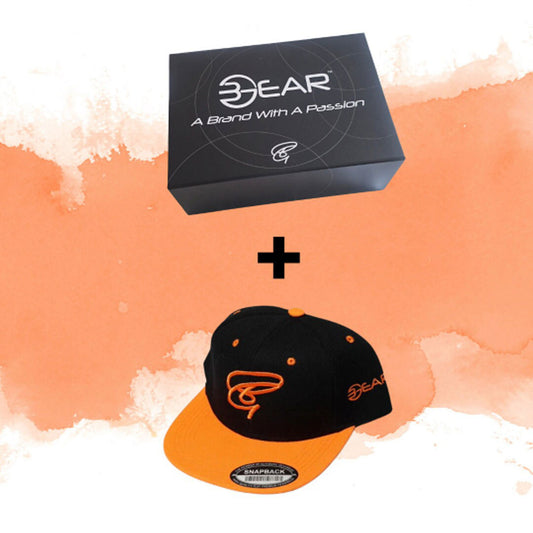 Embroidered BGear Logo Baseball & Snapback Cap with Premium Hat Storage Box