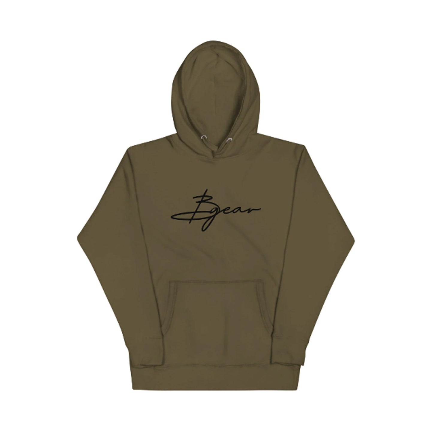 Embroidered BGear Signature Hoodie Sweatshirt for Mans and Womens - Custom Soft Cotton Unisex Blend Hooded Sweatshirt Gifts for Him and Her