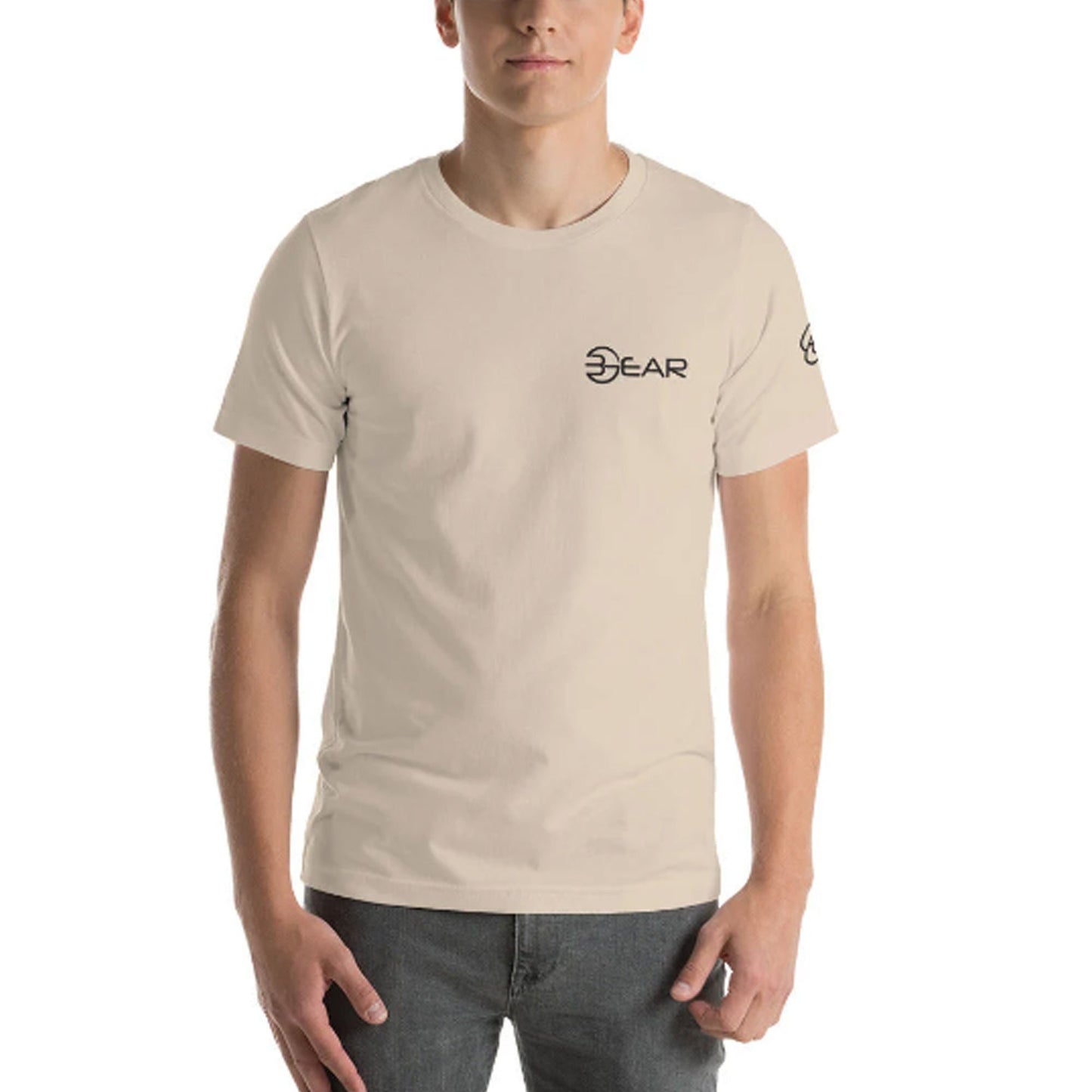 Embroidered BGear T Shirt for Mens and Womens - Custom Unisex Cotton Mens T Shirt Gifts for Him and Her Teenager Short Sleeves Tees