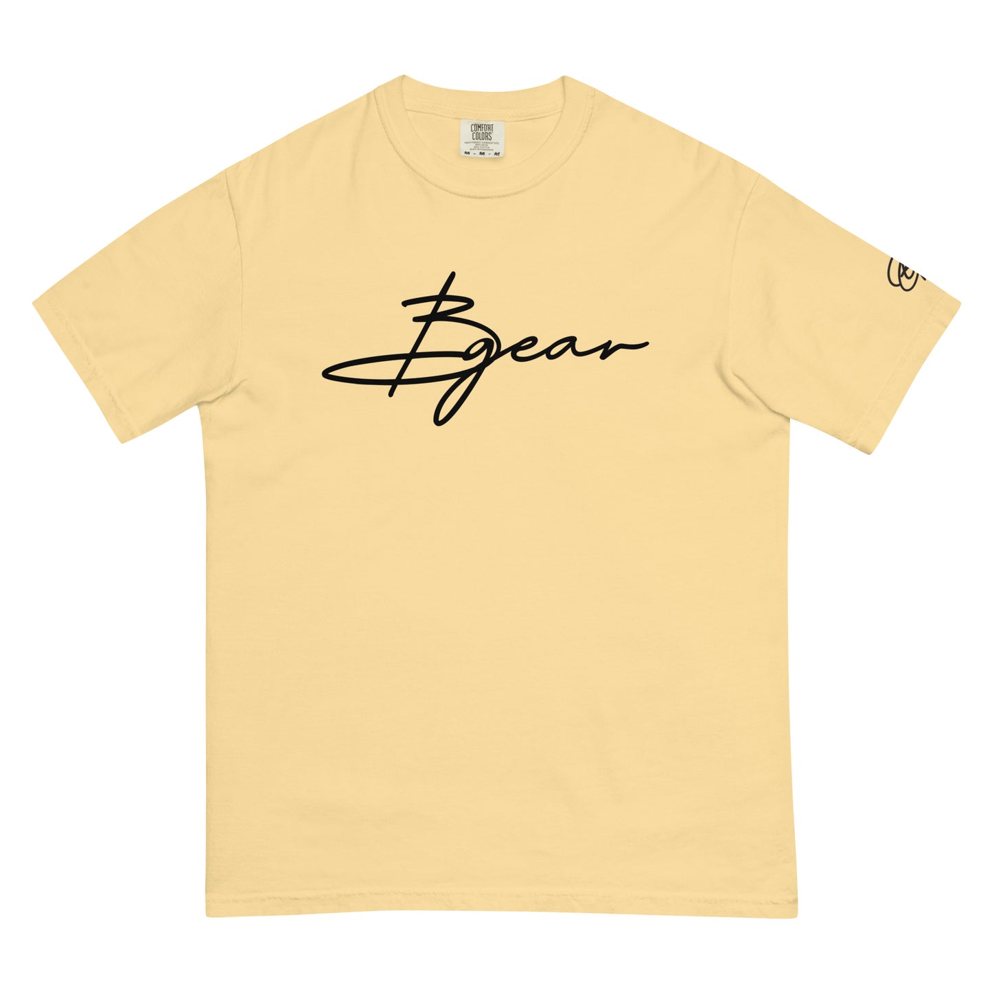 Embroidered BGear Signature T Shirt for Men and Women - Custom Unisex Cotton T Shirt Gifts for Boys and Her Teenager Short Sleeves Tees Unisex garment-dyed heavyweight t-shirt