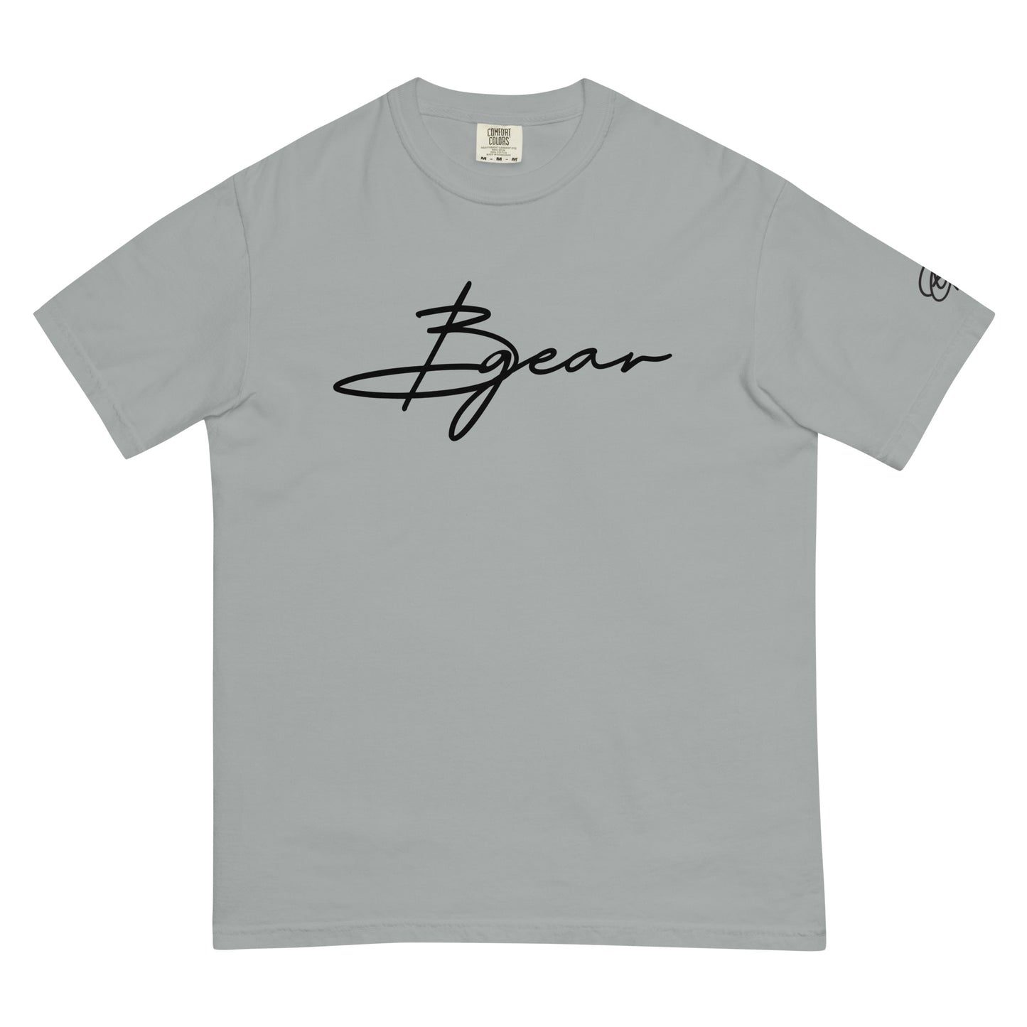 Embroidered BGear Signature T Shirt for Men and Women - Custom Unisex Cotton T Shirt Gifts for Boys and Her Teenager Short Sleeves Tees Unisex garment-dyed heavyweight t-shirt