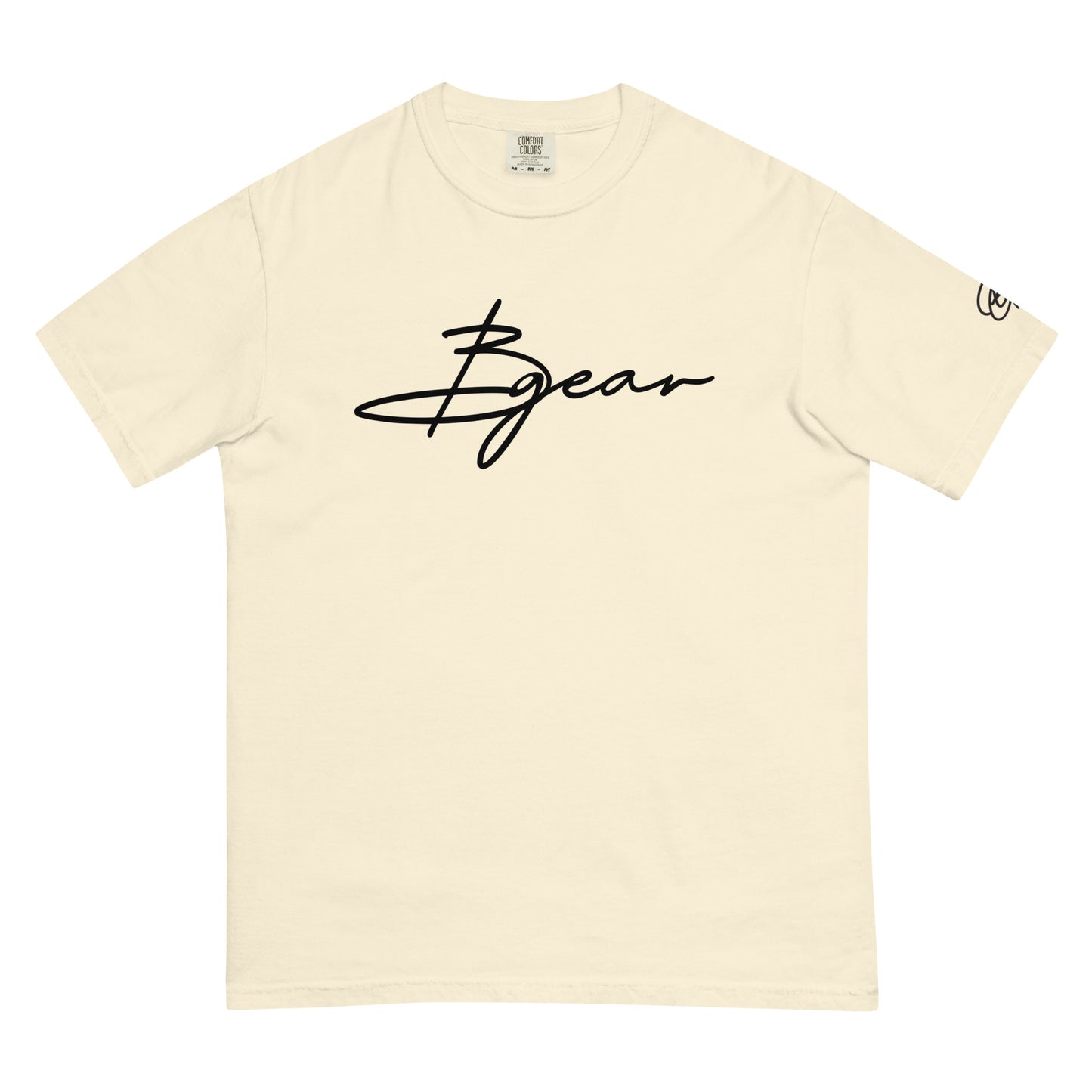 Embroidered BGear Signature T Shirt for Men and Women - Custom Unisex Cotton T Shirt Gifts for Boys and Her Teenager Short Sleeves Tees Unisex garment-dyed heavyweight t-shirt