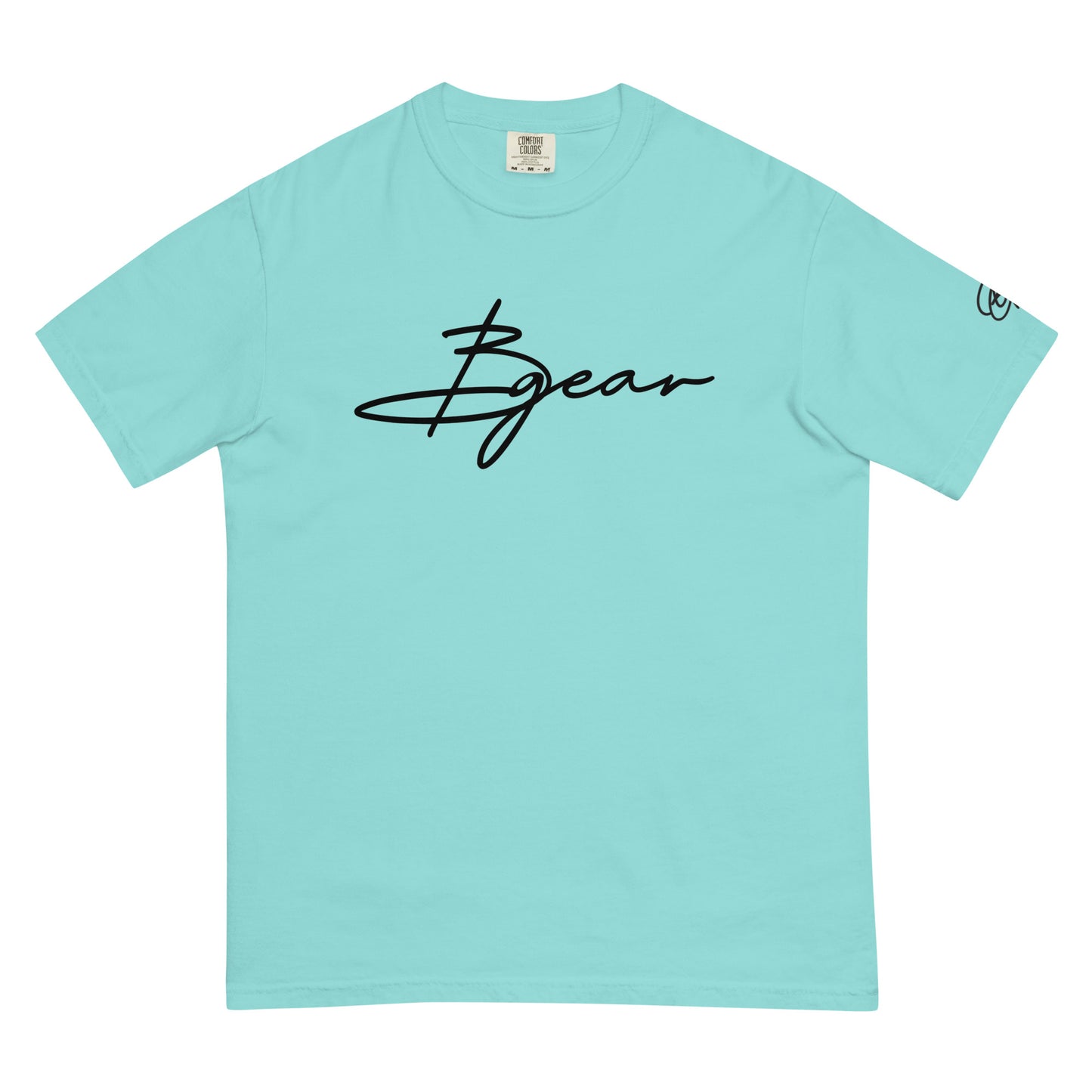 Embroidered BGear Signature T Shirt for Men and Women - Custom Unisex Cotton T Shirt Gifts for Boys and Her Teenager Short Sleeves Tees Unisex garment-dyed heavyweight t-shirt