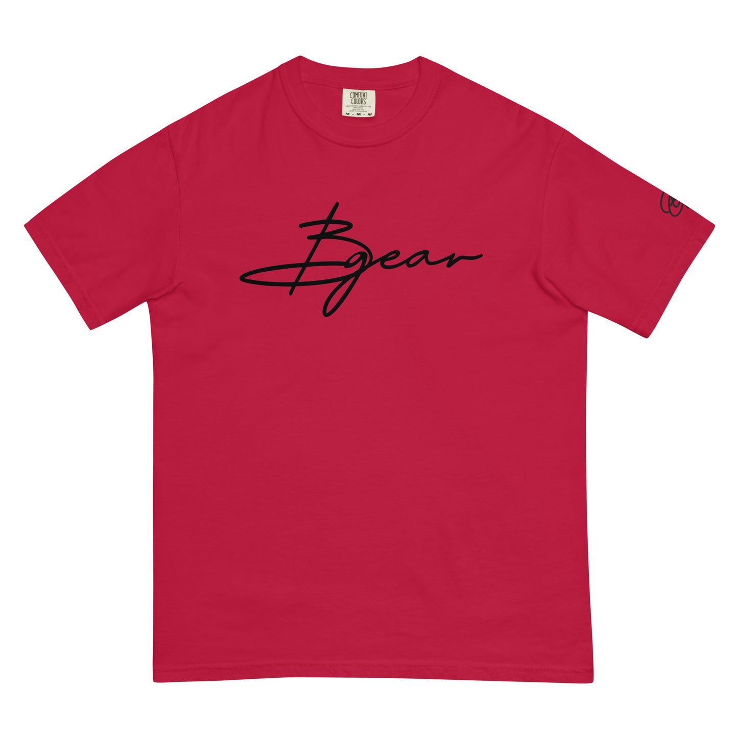 Embroidered BGear Signature T Shirt for Men and Women - Custom Unisex Cotton T Shirt Gifts for Boys and Her Teenager Short Sleeves Tees Unisex garment-dyed heavyweight t-shirt